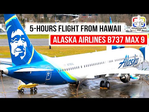 TRIP REPORT | First Time on Alaska B737 MAX 9 | Honolulu to Los Angeles | Alaska Boeing 737-9 MAX