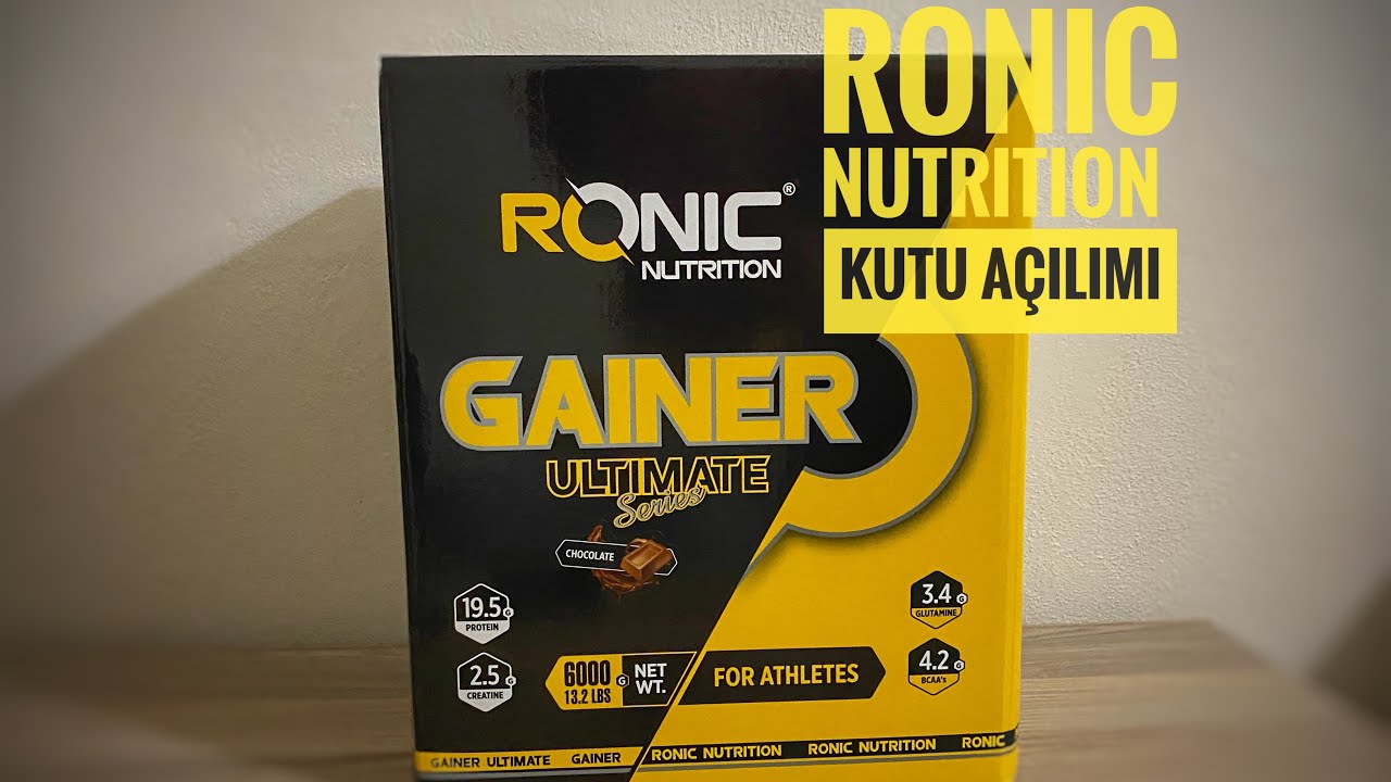 Ronic Nutrition Kutu Açılımı - YouTube