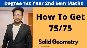 How to get 75/75 MARKS in maths degree sem-ll |New exam pattern identification of question easily