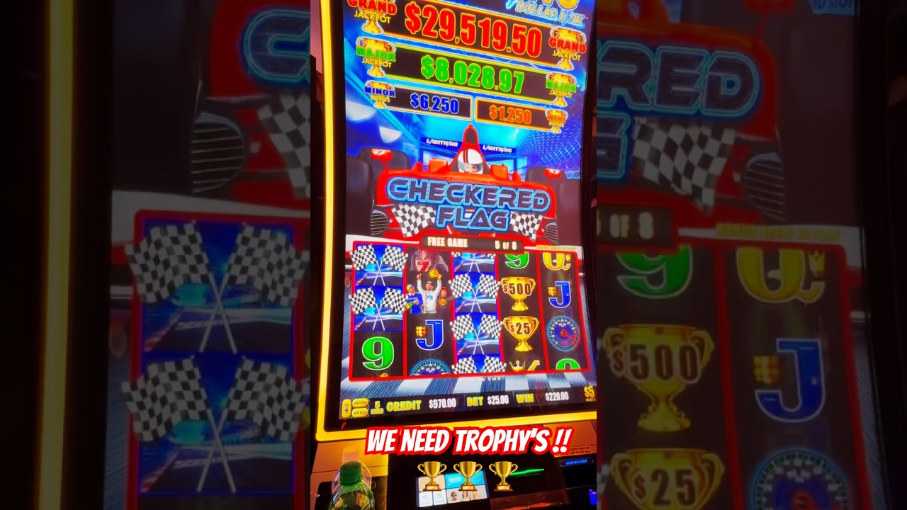 CHECKERED FLAG FREE GAMES JACKPOT!! 
