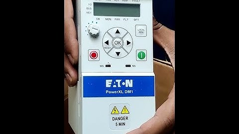 Eaton VFD DM1 #VFD #vfdtraining #vfdparameter