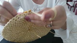 Como subir mochila a crochet a partir de base redonda