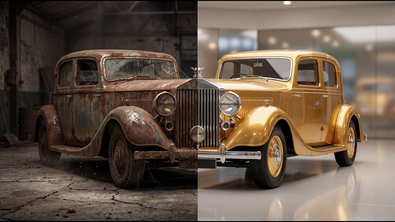 ASMR Car Restoration | Rusted Rolls-Royce 1934 to Showroom Legend
