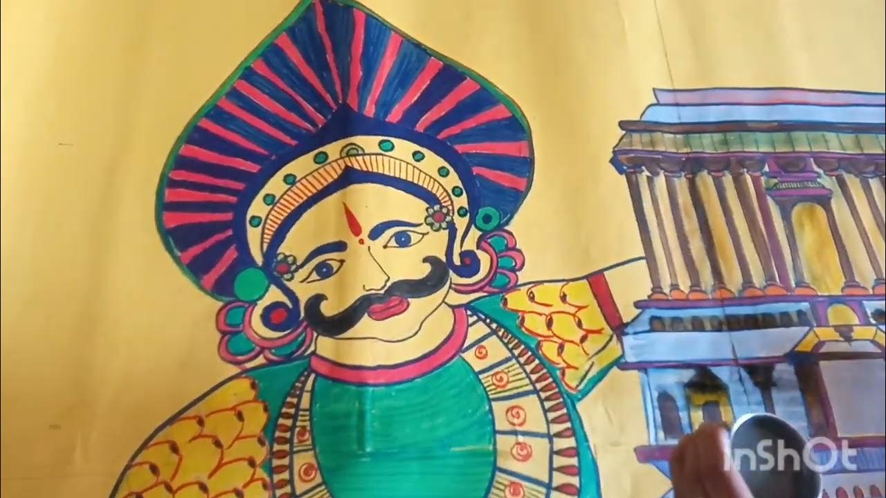 Kannada rajyosthava notice board decoration 🎉🎉 YouTube