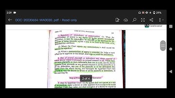 Order 41 CPC read with section 96 of CPC || Appeals from original decrees