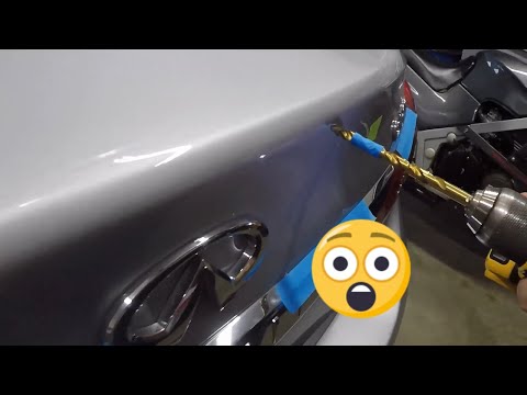 How to Install a Factory Spoiler on 2015 INFINITI Q 50 S
