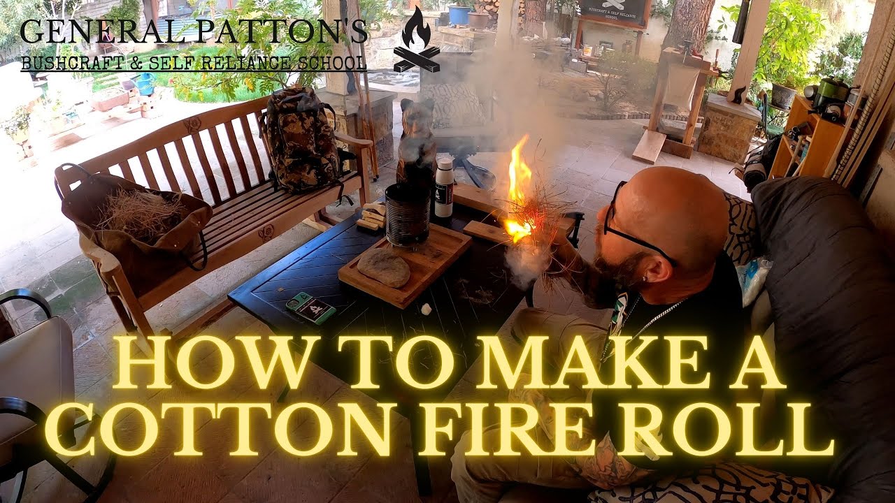 Fire Roll How to Make a Cotton Fire Roll - YouTube