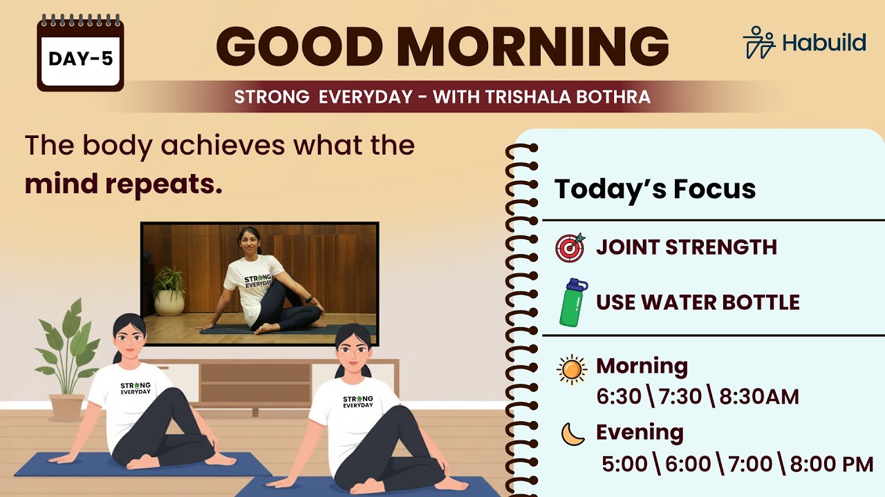 Day 5 | 14-Day FREE STRONG EVERYDAY 14-Days Challenge | Morning Batch