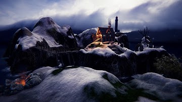 Unity3d Level Design - Frosted Mountain