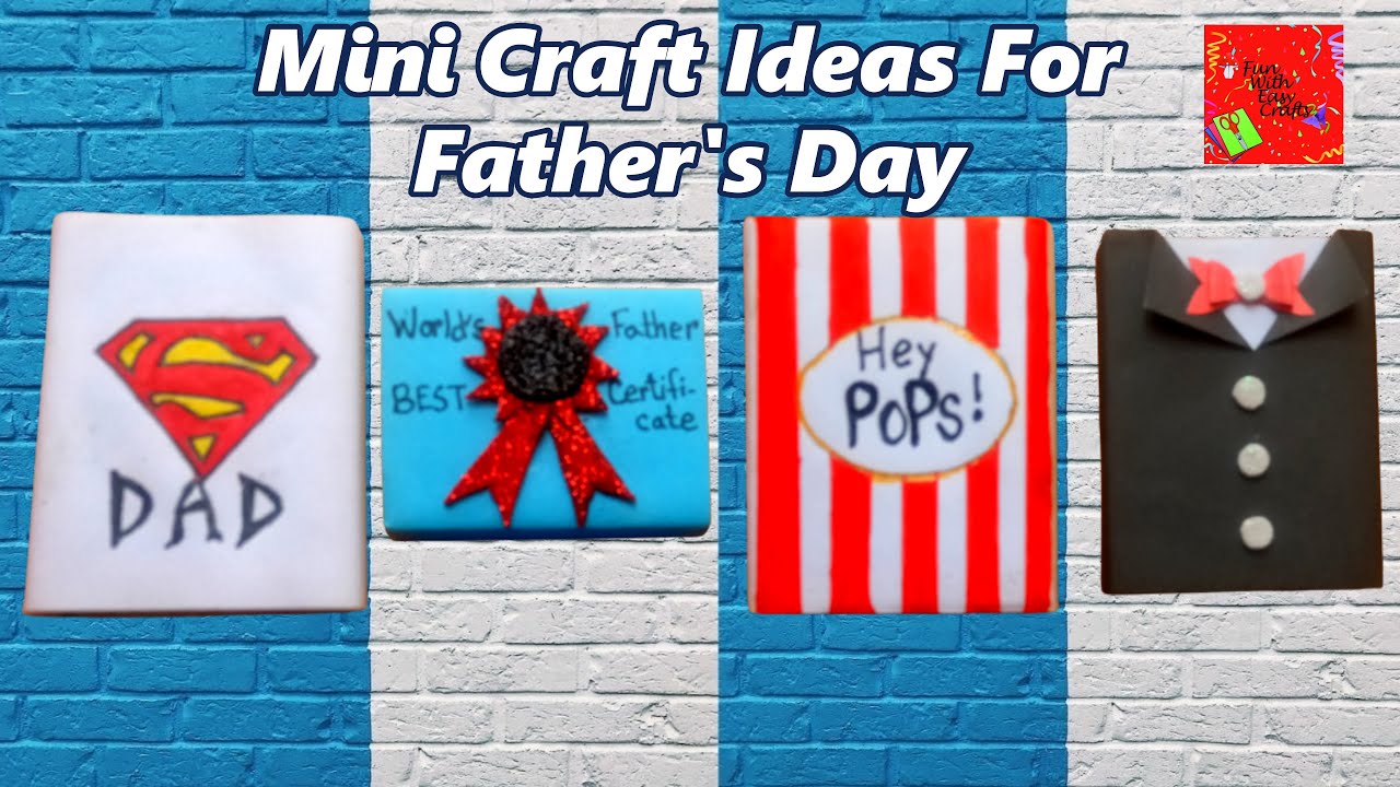 mini fathers day banner craft kit
