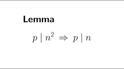 How to Prove: If p divides n^2, then p divides n