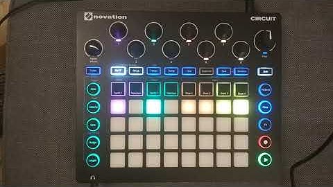 @blankfor.ms circuitpack session with the novation circuit