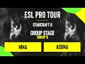 SC2 - Nina vs Asuna - DreamHack SC2 Masters: Fall - Group B - NA