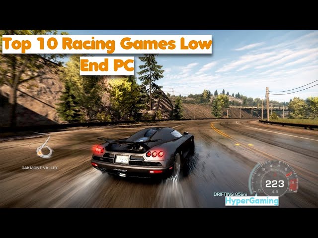 Top 5 Drifting Games for Low End Specs PC/Laptop, Intel Celeron, 1-4GB RAM