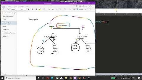 Program of Leap year using Ternary Operator