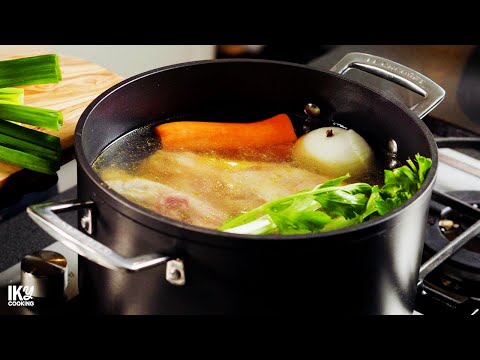 Mutlak En İyi Tavuk Suyu Nasıl Yapılır | Basit Tarif | Asmr Yemek Pişirme