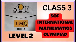 #FavFive | SOF IMO Class 3 Level 2 International Mathematics Olympiad Model Test Paper | #olympiad screenshot 5