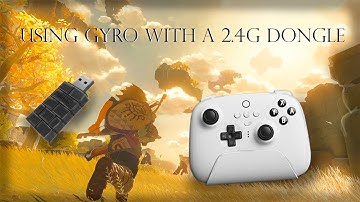8bitdo Ultimate Using Gyro with 2.4g dongle