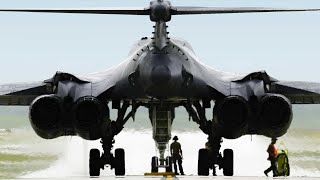 B1 Lancer Take Off and Landing U.S. Air Force