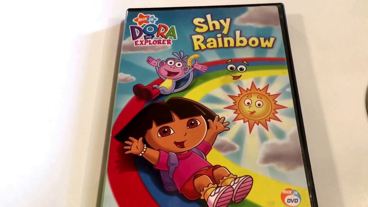 Dora the Explorer Shy Rainbow Nick Jr Animated Cartoon DVD Movie Collection...