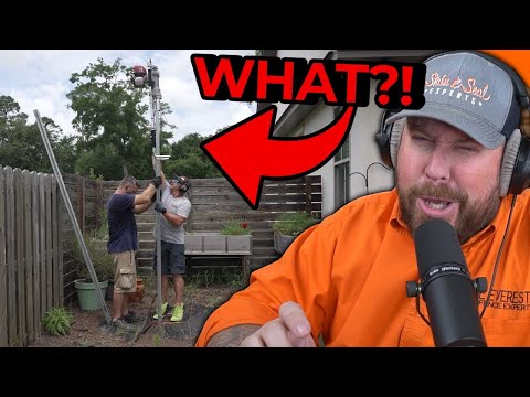 This Worked?! - Fence Expert Reacts to No Dig Fence Build