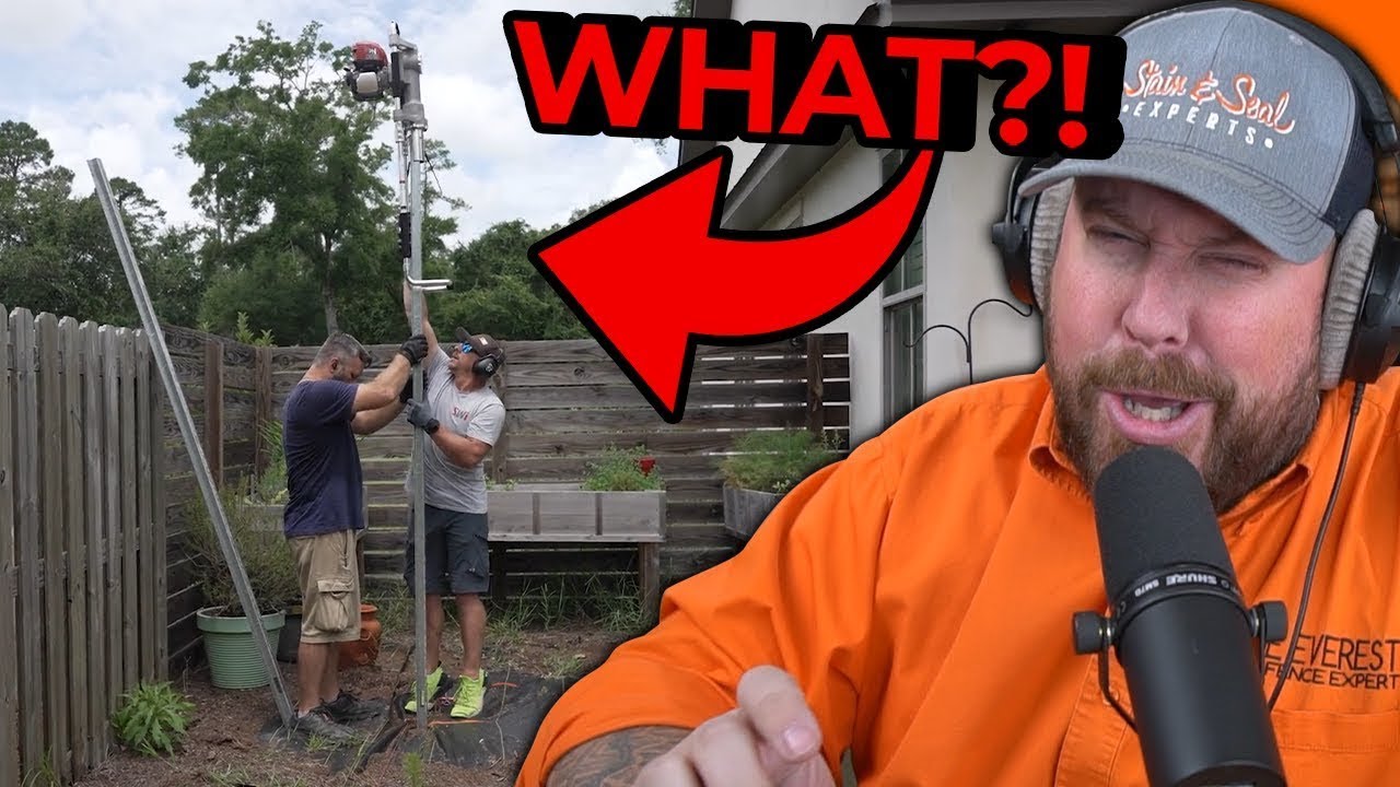 This Worked?! Fence Expert Reacts to No Dig Fence Build YouTube