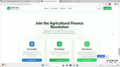 Krishi-Patra: The Future of Farm Finance | Crop Cycle Linked Loan Innovation