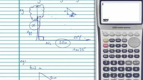 trigonometry: finding unknown sides explanation and example