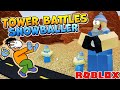 Tower Battles Snowballer - Новый юнит - Кидаемся СНЕЖКАМИ в Товер Дефенс Роблокс
