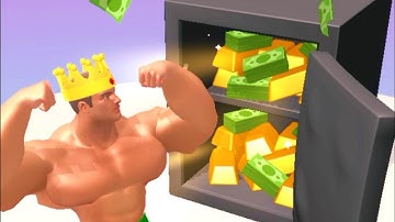 MUSCLE RUSH 💪💥💨💰🪙 || All Levels 15 - 16 || Gameplay Android iOS