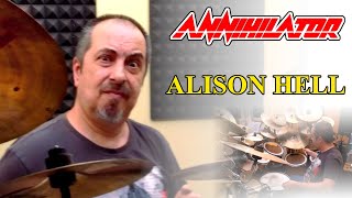 ANIHILATOR Alison hell (drum cover by Stamatis Kekes)