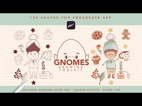 Gnomes Drawing Toolkit, a Brush Add-On by Rosangela Curti (Thumbnail 13 of 13)