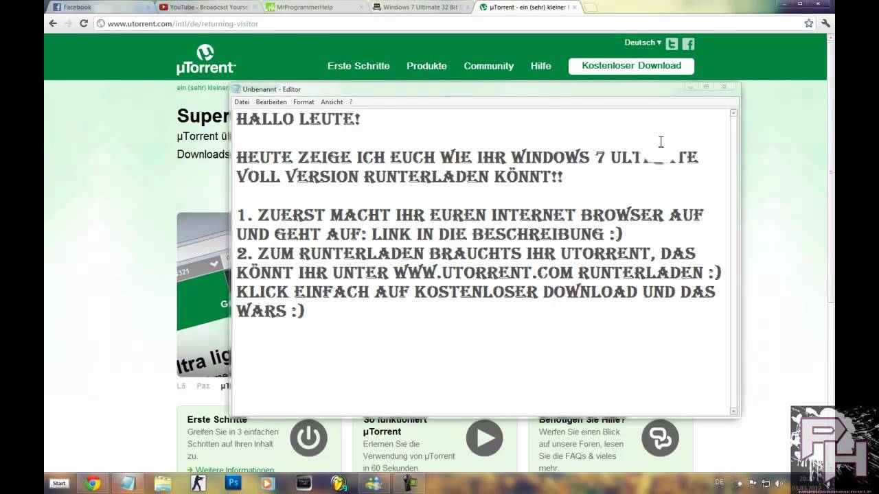 facebook download windows 7 deutsch