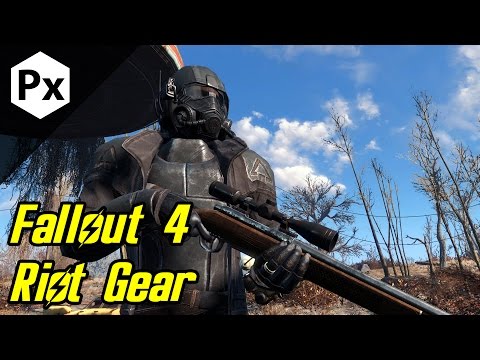 Fallout 4 Mod Riot Gear Ncr Ranger Veteran Armor Update By Mistmantm