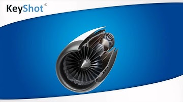 KeyShot 3 Preview: Jet Engine Animation