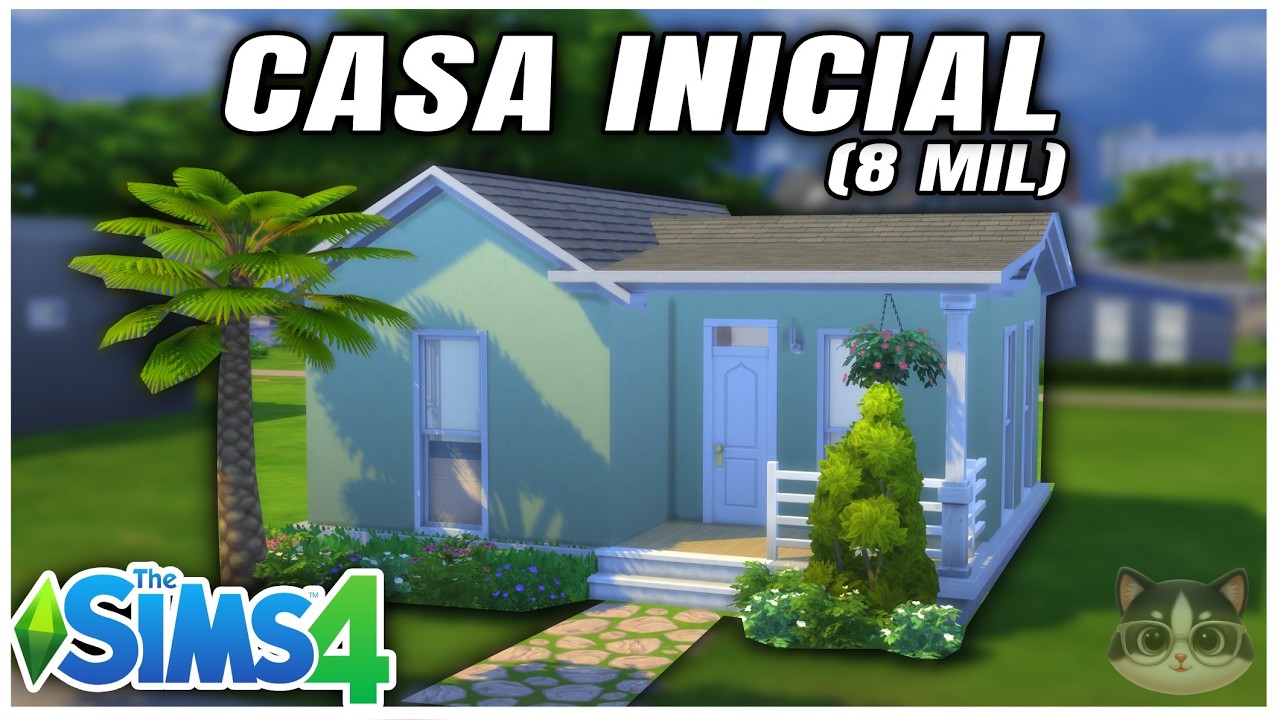 CASA INICIAL de 8 MIL SIMOLEONS | Speedbuild | The Sims 4