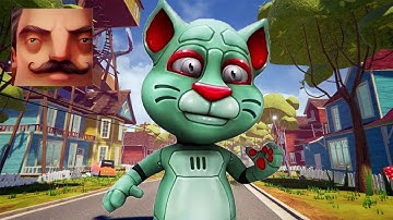 Hello Neighbor - My New Neighbor My Talking Tom Robot Act 2 Gameplay Walkthrough
