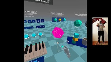 Microsoft Mixed Reality Toolkit in Oculus Quest 2: testing with a real machete.
