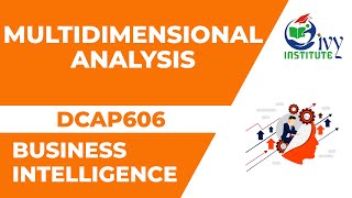 DCAP606 | Business intelligence | Chapter - Multidimensional Analysis