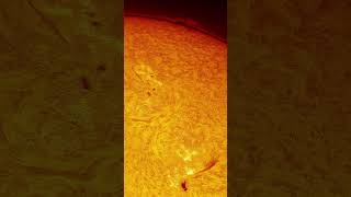 2-hour time-lapse The Sun&#39;s chromosphere Nov 4, 2023With and without inverse filter