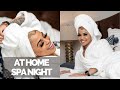 Esthetician Spa Night At Home | Self Care Pamper Routine | Taj Mahaly Vlogmas