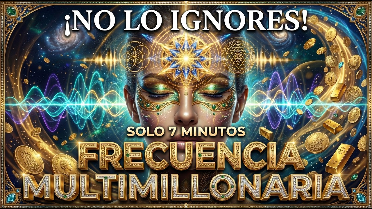 Solo 7 Minutos: Activa el Modo MULTIMILLONARIO y Atrae Dinero Inesperado HOY (Frecuencia ArBi 6Hz)