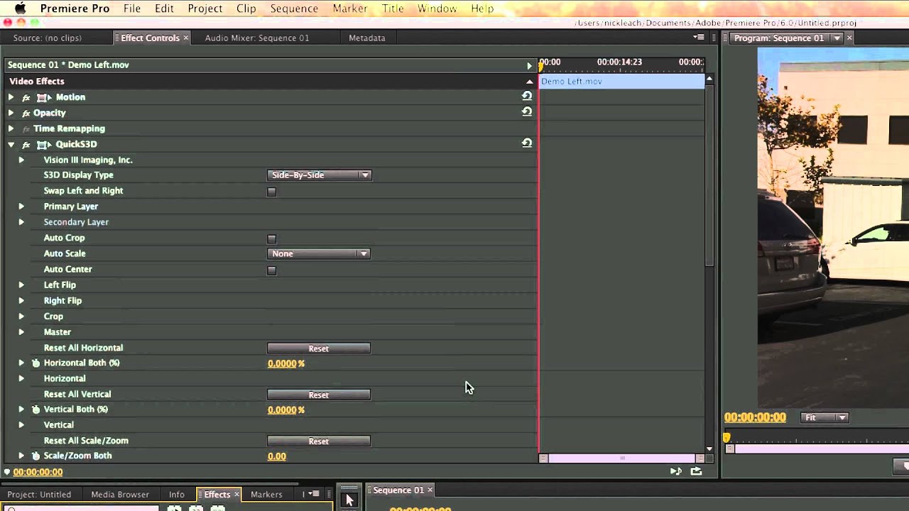 Importing Left and Right