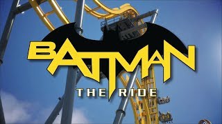 Batman: The Ride new-for-2019 Six Flags Discovery Kingdom animation