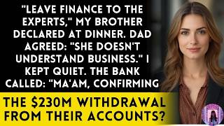 Brother Called Me 'Financial Amateur' - Until His Company's Funding Disappeared