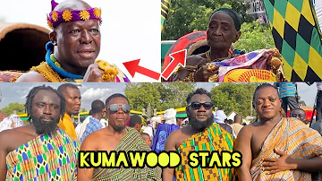 Papa Kumasi, Shifo, Sunsum & Wrong Chiga Storms Manhyia Palace to Greet all the Kings & Queens❤️