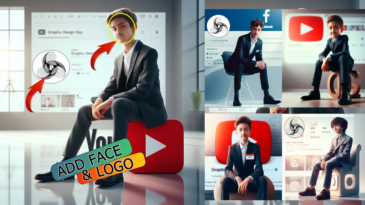 Add Your Face and Your LOGO on Ai Trending Profile Images for Free | Microsoft Designer 