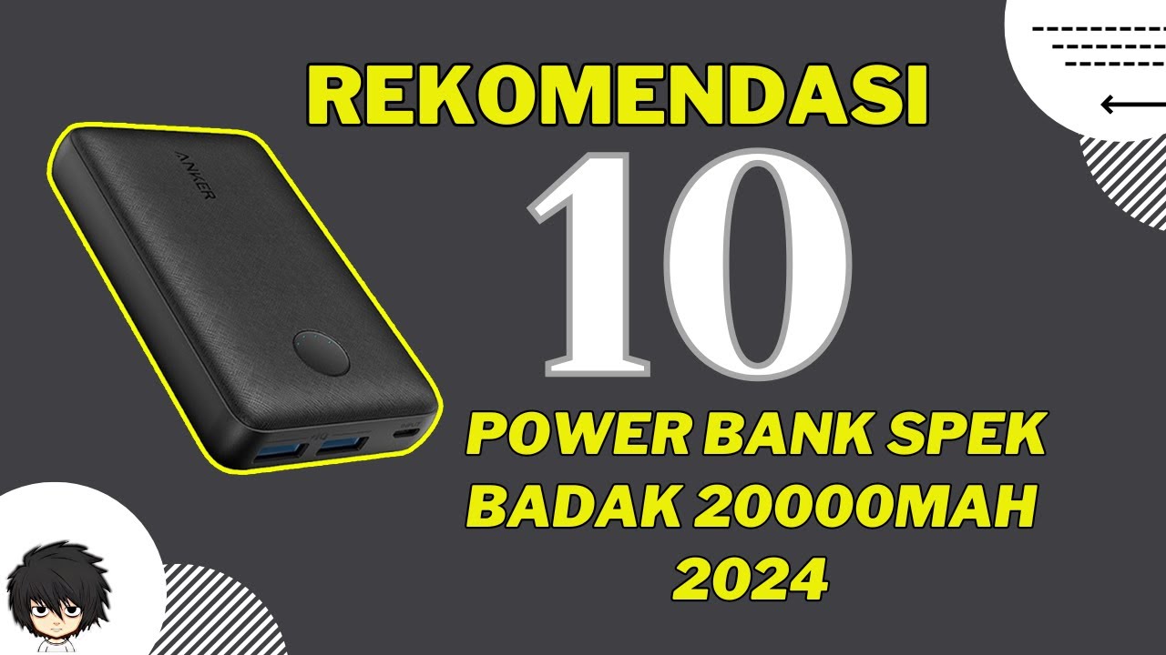 SUPER NGEBUT!! 10 POWERBANK FAST CHARGING TERBAIK 20000MAH!! YouTube