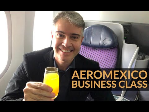 Vídeo: O AeroMexico serve refeições?