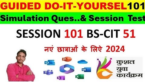 GUIDED DO-IT-YOURSELF SESSION 101 || BS-CIT SESSION 51 [HINDI] #kyp #doityourself #session #yt